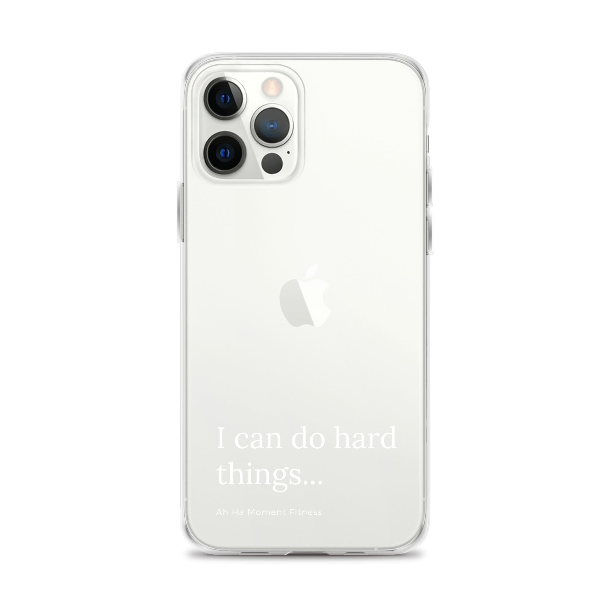 Clear Case for iPhone® - Hard Things Small Font