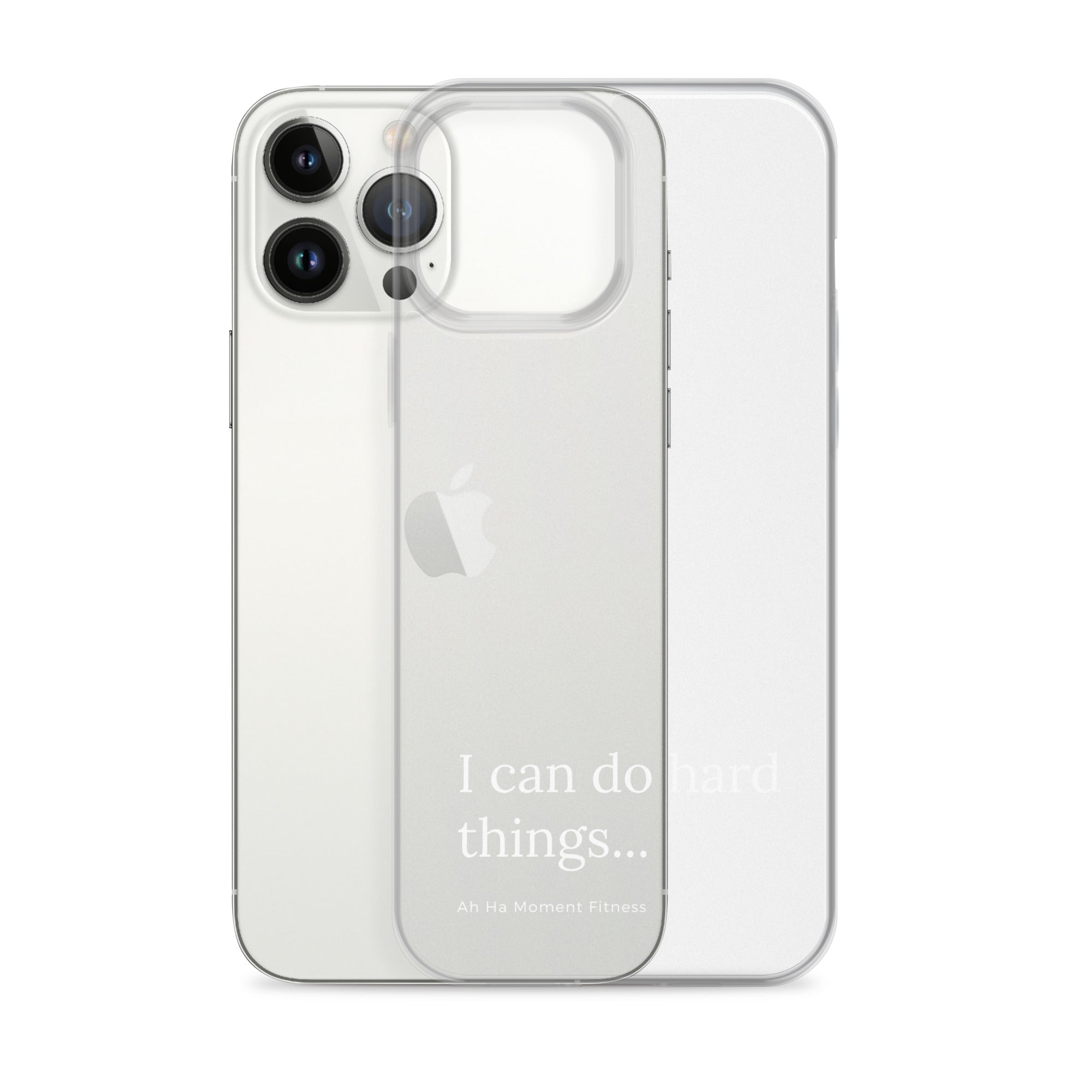 Clear Case for iPhone® - Hard Things Small Font