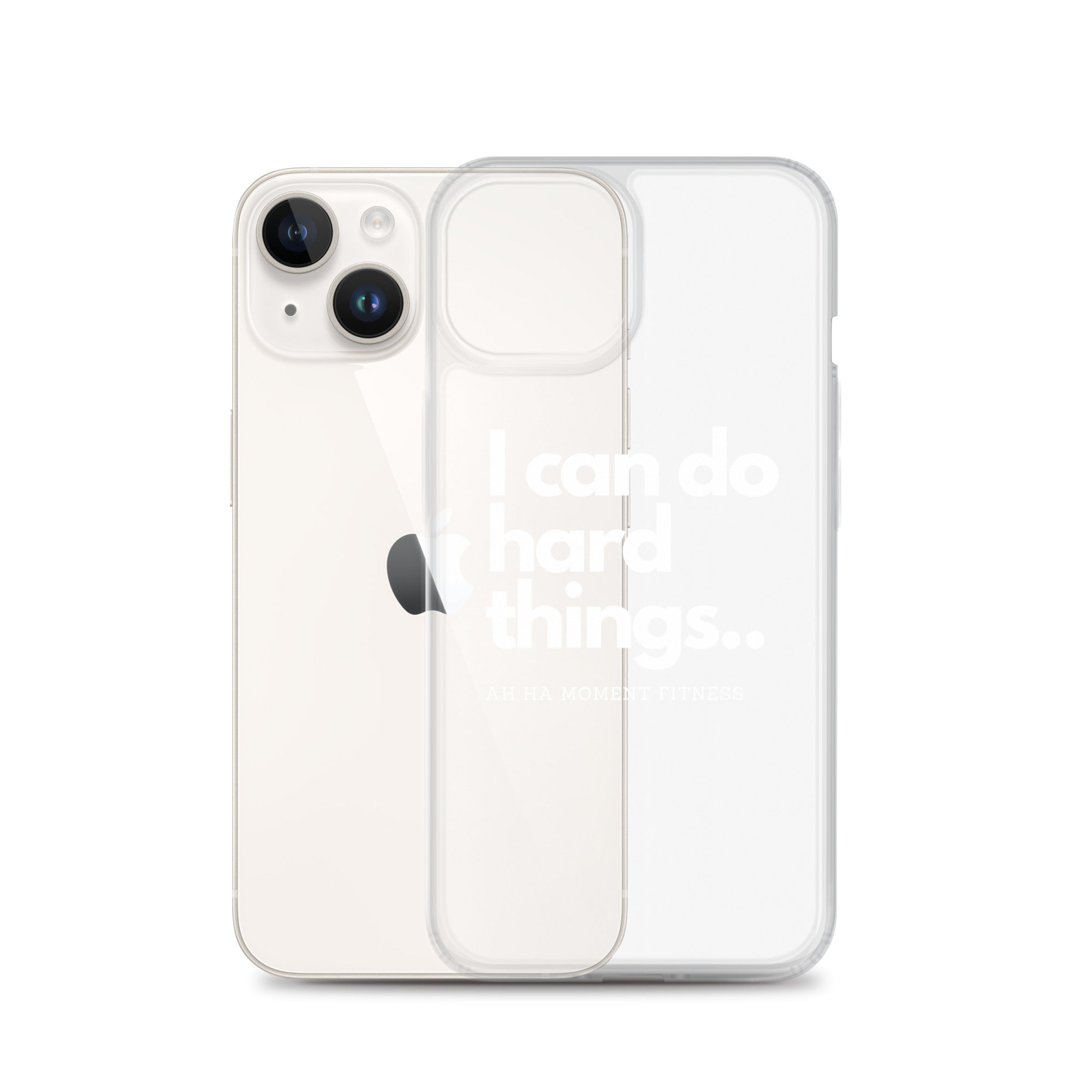Clear Case for iPhone® - I Can Do Hard Things