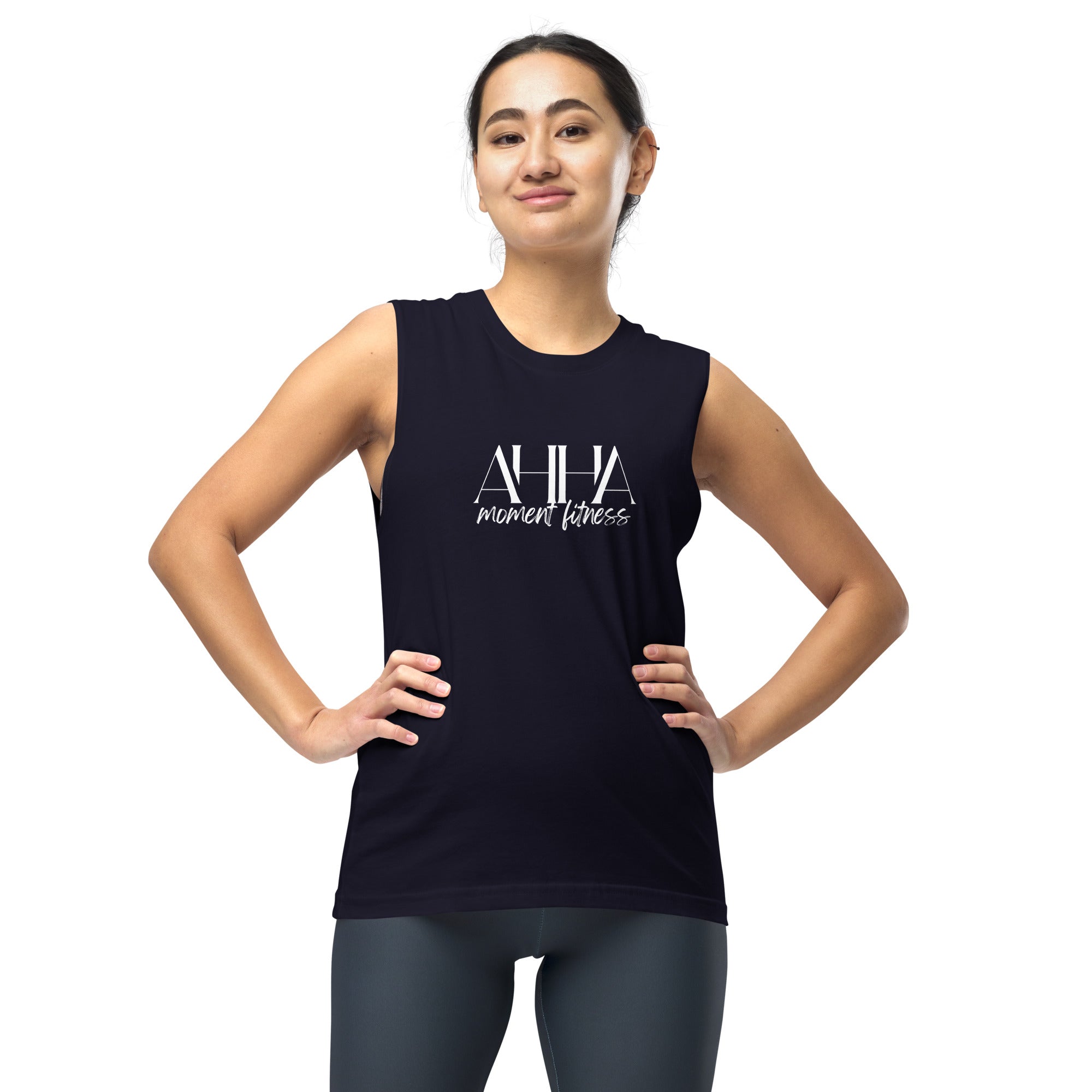 Muscle Shirt - Ah Ha Large Font